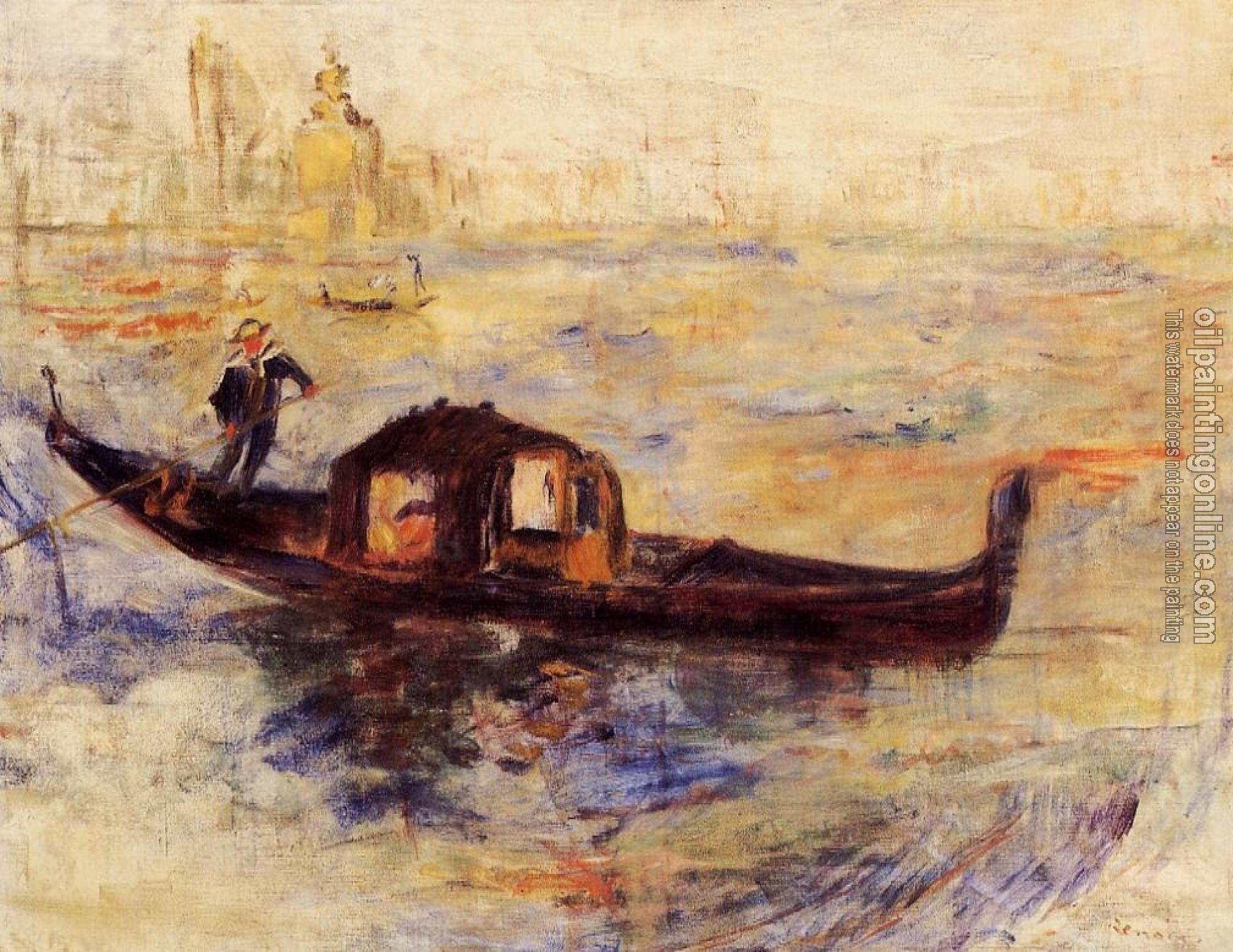 Renoir, Pierre Auguste - Venetian Gondola